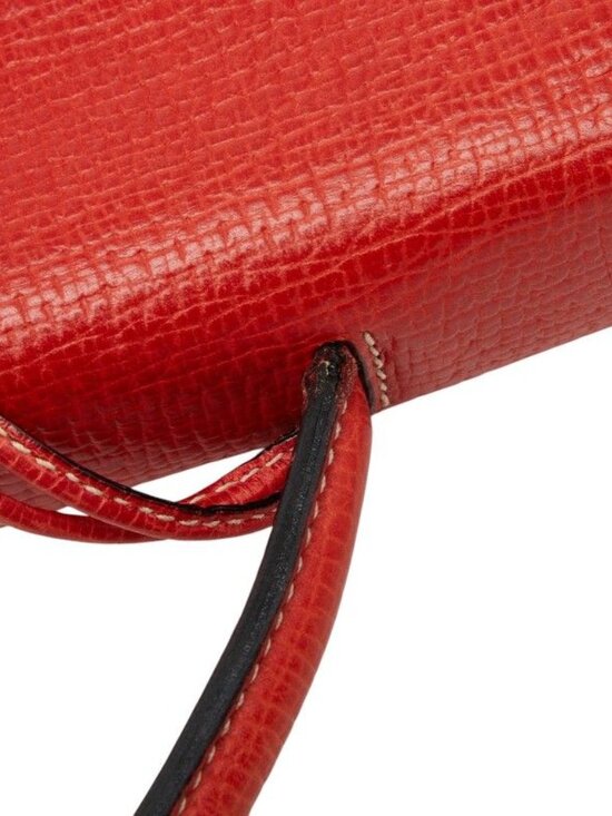 Loewe Barcelona 2-Way Shoulder Bag Red Leather